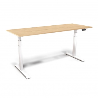 elektrisch höhenverstellbarer Schreibtisch 140x80 cm, verstellbar 65-130 cm 